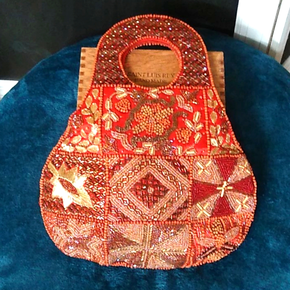 Hand beaded purse Made in India